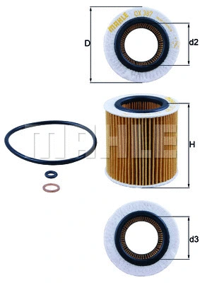 Oil Filter (OX 387D)