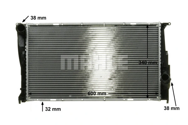 Radiator, engine cooling
