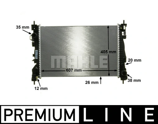 Radiator, engine cooling
