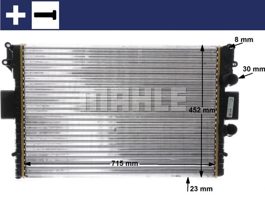 Radiator, engine cooling