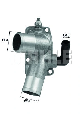 Thermostat, coolant (TI 44 92D)