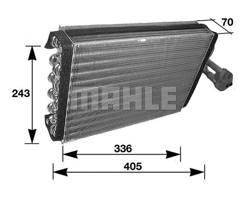 Evaporator, air conditioning (AE 36 000S)