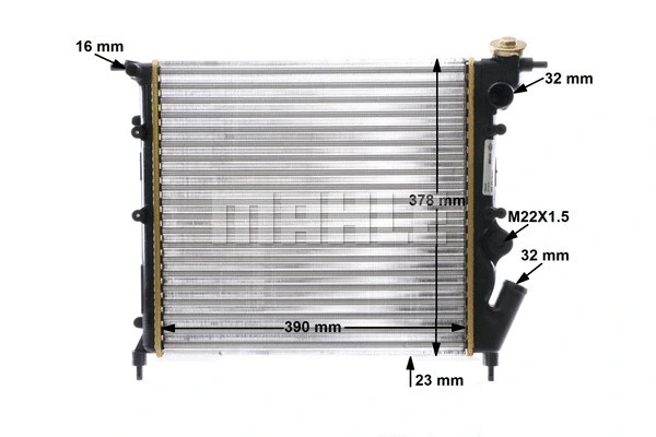 Radiator, engine cooling