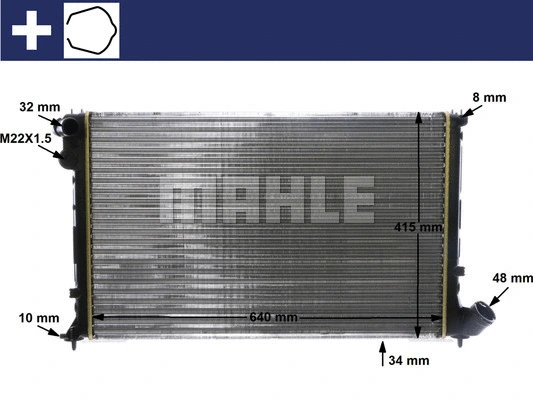 Radiator, engine cooling