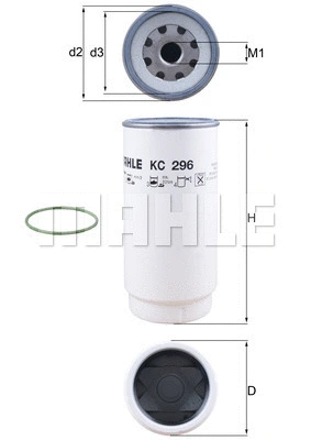 Fuel Filter (KC 296D)