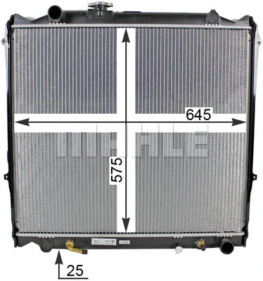 Radiator, engine cooling