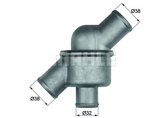 Thermostat, coolant (TH 34 80)