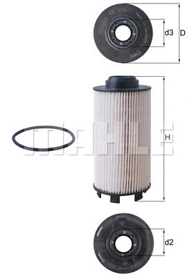 Fuel Filter (KX 403/1D)