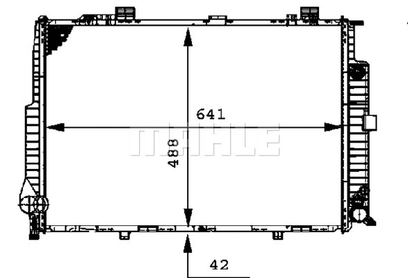 Radiator, engine cooling