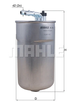 Fuel Filter (KL 792)