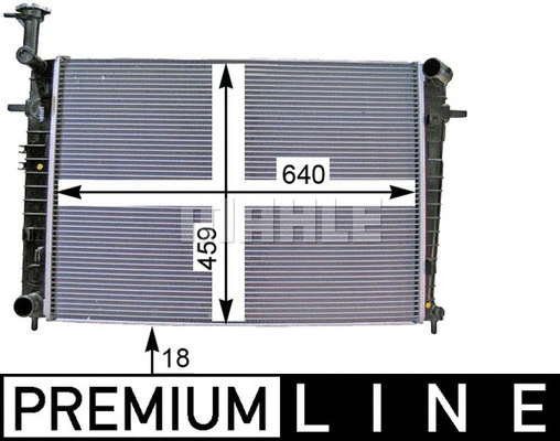 Radiator, engine cooling
