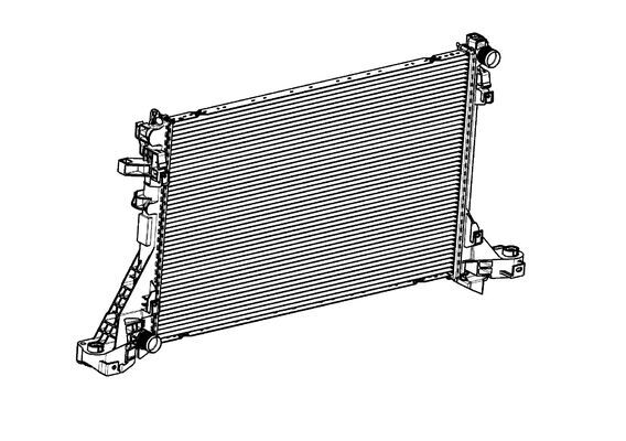 Radiator, engine cooling (CR 2724 000P)