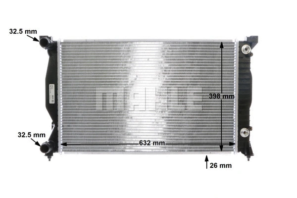 Radiator, engine cooling
