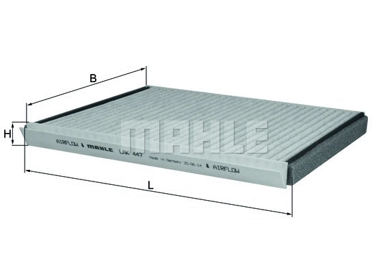 Filter, cabin air (LAK 447)