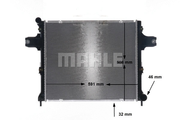 Radiator, engine cooling