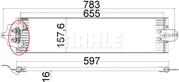 Oil Cooler, automatic transmission