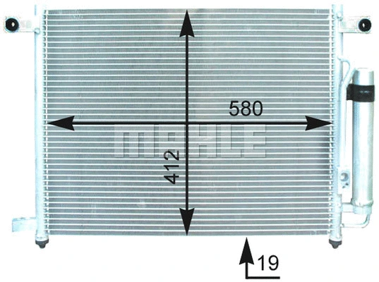 Condenser, air conditioning (AC 428 000P)