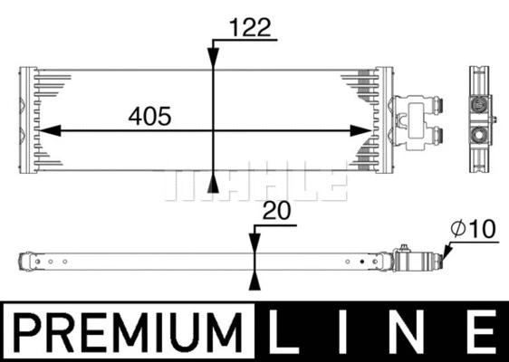 Oil Cooler, automatic transmission