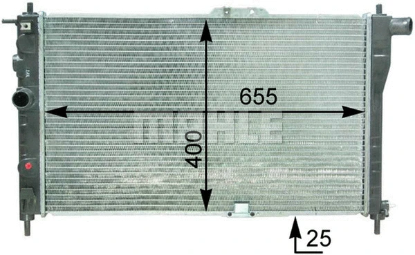 Radiator, engine cooling