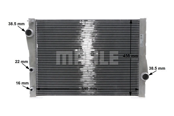 Radiator, engine cooling