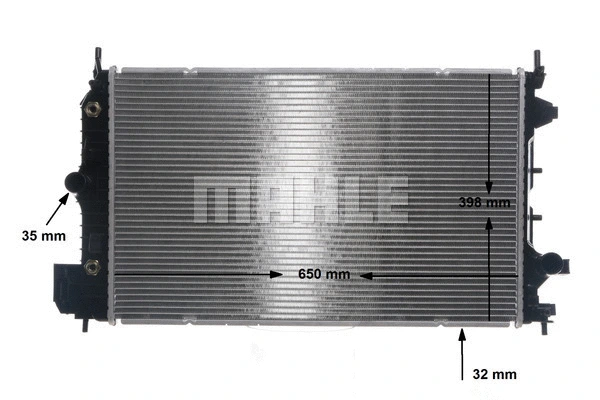 Radiator, engine cooling