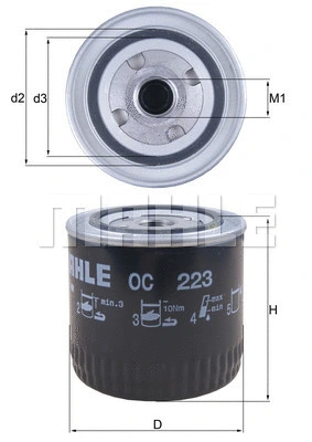 Oil Filter (OC 223)