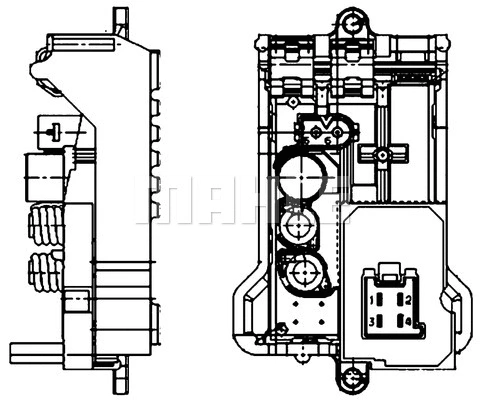 Regulator, interior blower (ABR 29 000P)
