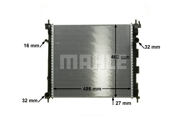 Radiator, engine cooling