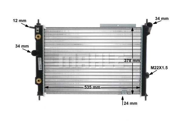 Radiator, engine cooling