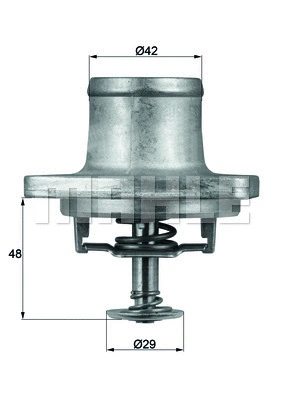 Thermostat, coolant (TI 48 80D)