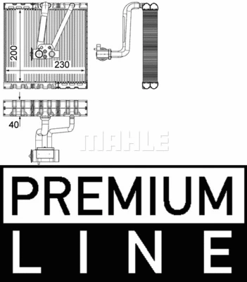 Evaporator, air conditioning