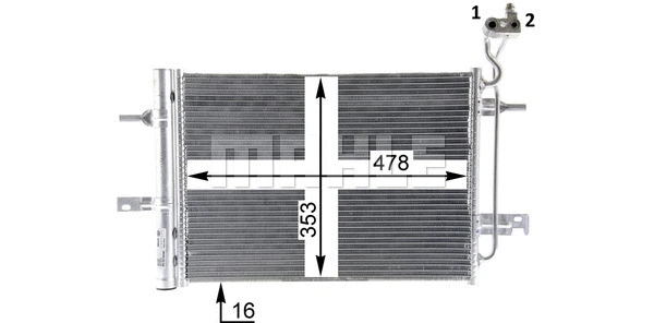 Condenser, air conditioning