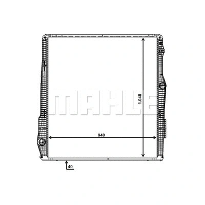 Radiator, engine cooling