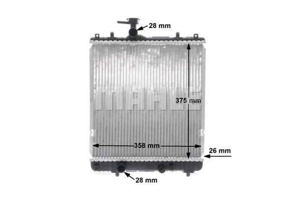 Radiator, engine cooling