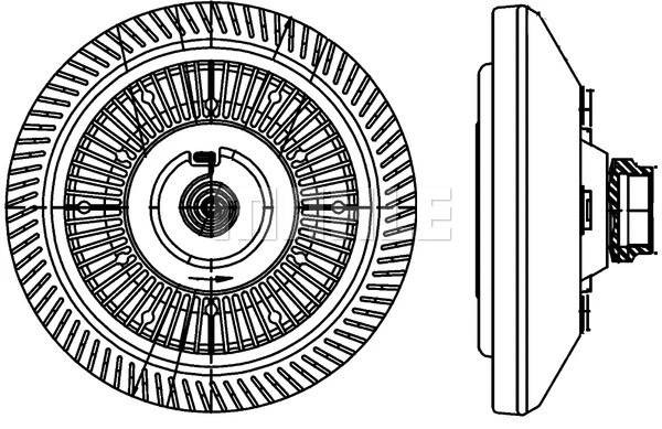 Clutch, radiator fan (CFC 212 000P)