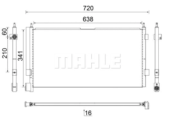 Condenser, air conditioning