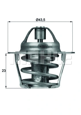 Thermostat, coolant (TX 61 83)