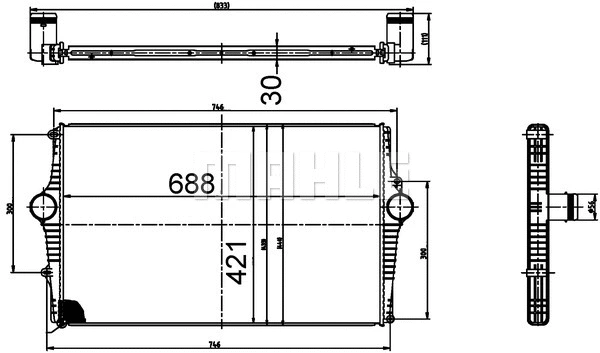 Charge Air Cooler (CI 518 000S)