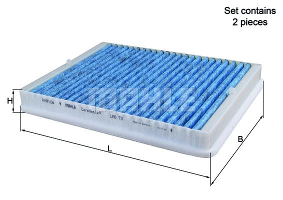 Filter, cabin air (LAO 73/S)