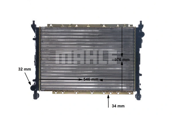 Radiator, engine cooling