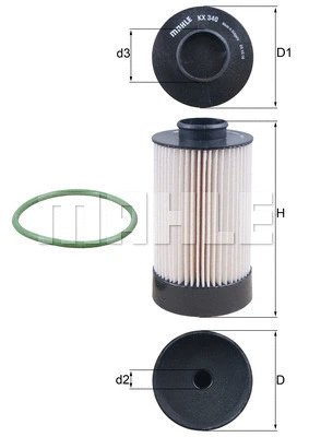 Fuel Filter (KX 340D)