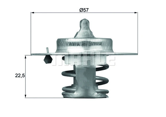 Thermostat, coolant (TX 60 83D)