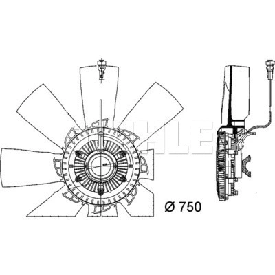 Fan, engine cooling
