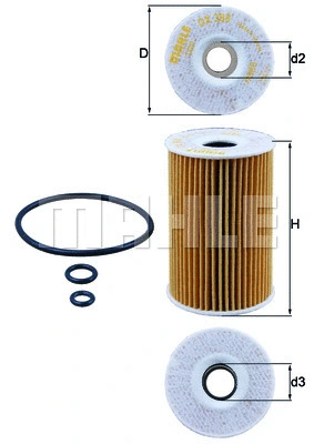 Oil Filter (OX 388D)