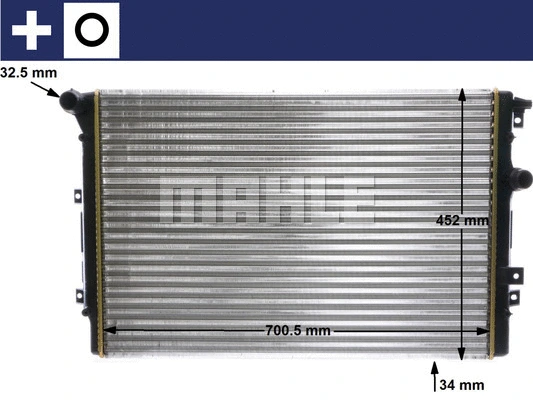 Radiator, engine cooling