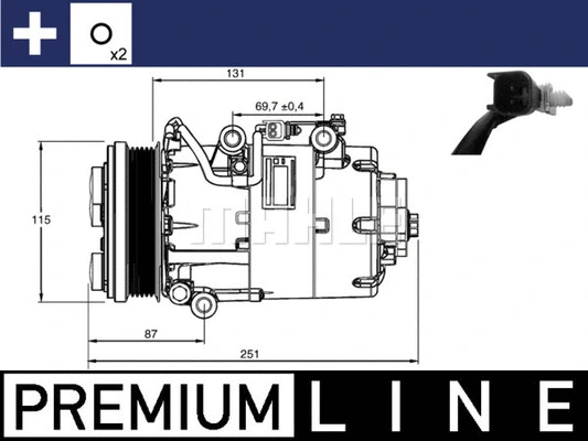 Compressor, air conditioning