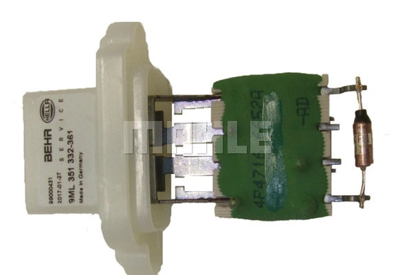 Resistor, interior blower