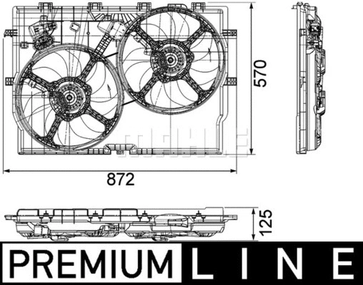 Fan, engine cooling