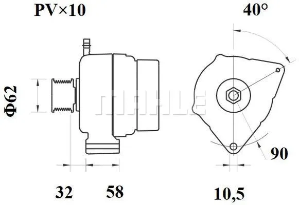 Alternator (MG 883)