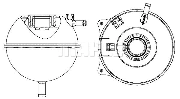 Expansion Tank, coolant (CRT 23 000S)